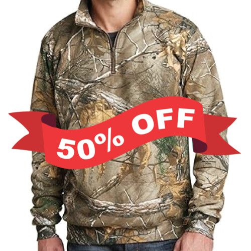 Nu-Calgon Russell Realtree ® 1/4 Zip Sweatshirt-50%off Thumbnail