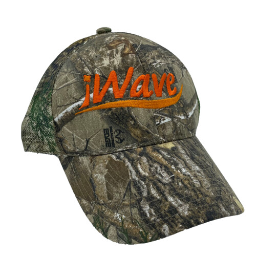Orange IWave Camo Cap Mesh Back Thumbnail