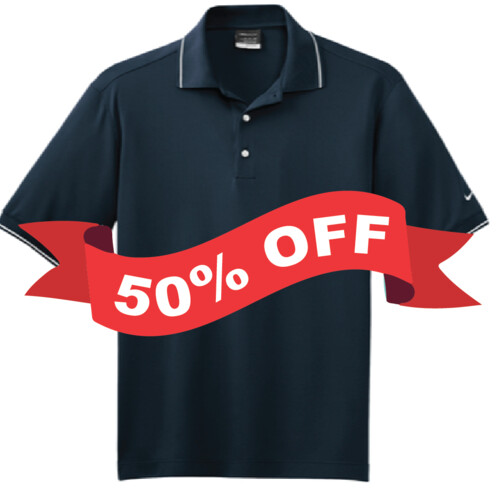 NUC-Nike Dri-FIT Classic Tipped Polo-50% off Thumbnail