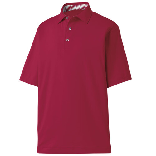 NUC-Footjoy ProDry Performance Solid Lisle Polo - Self Collar Polo Thumbnail