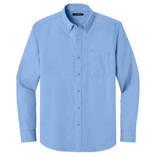 NUC-Long Sleeve Nailhead Easy Care Shirt Thumbnail