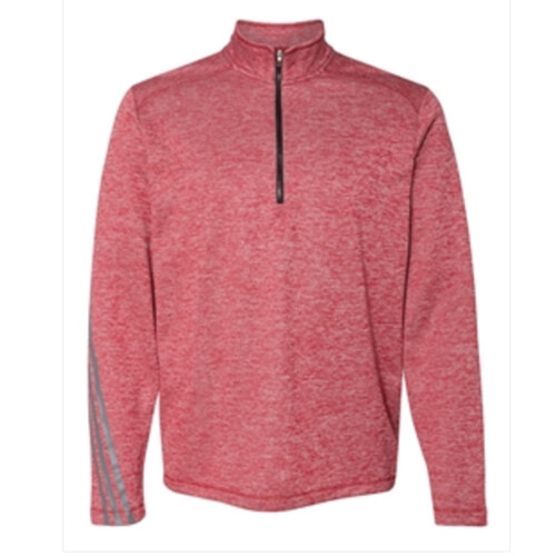 NUC-Adidas - Brushed Terry Heathered Quarter-Zip Pullover-35% off Thumbnail
