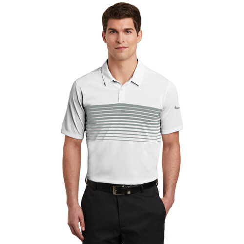 NUC- NIKE Dri FIT Chest Stripe Polo-50 % OFF Thumbnail