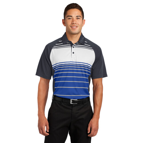 Nu-Calgon Dry Zone ® Sublimated Stripe Polo-50% off Thumbnail
