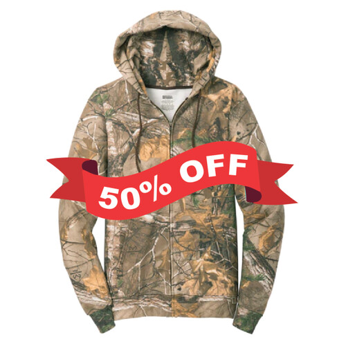 Nu-Calgon ™ Realtree ® Full Zip Hooded Sweatshirt- 50% off Thumbnail